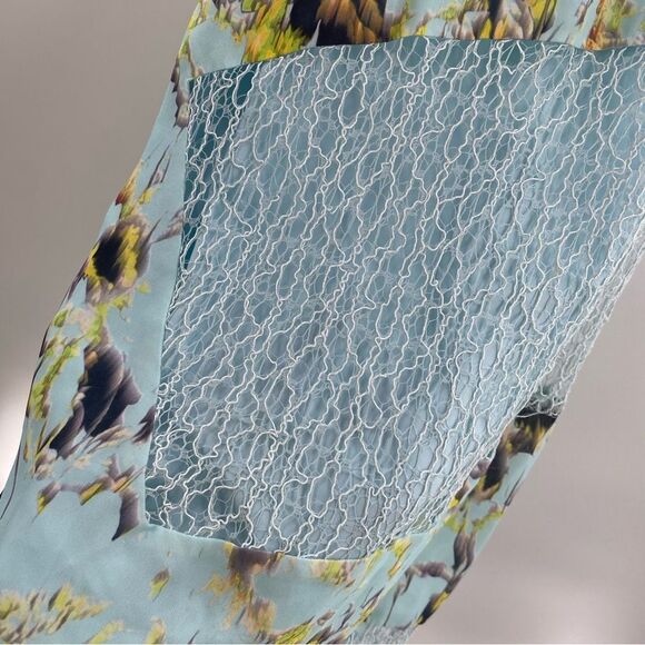 Anthropologie Sachin + Babi Women’s 0 Rainflower Lace Maxi Dress Floral Coquette - Picture 7 of 14